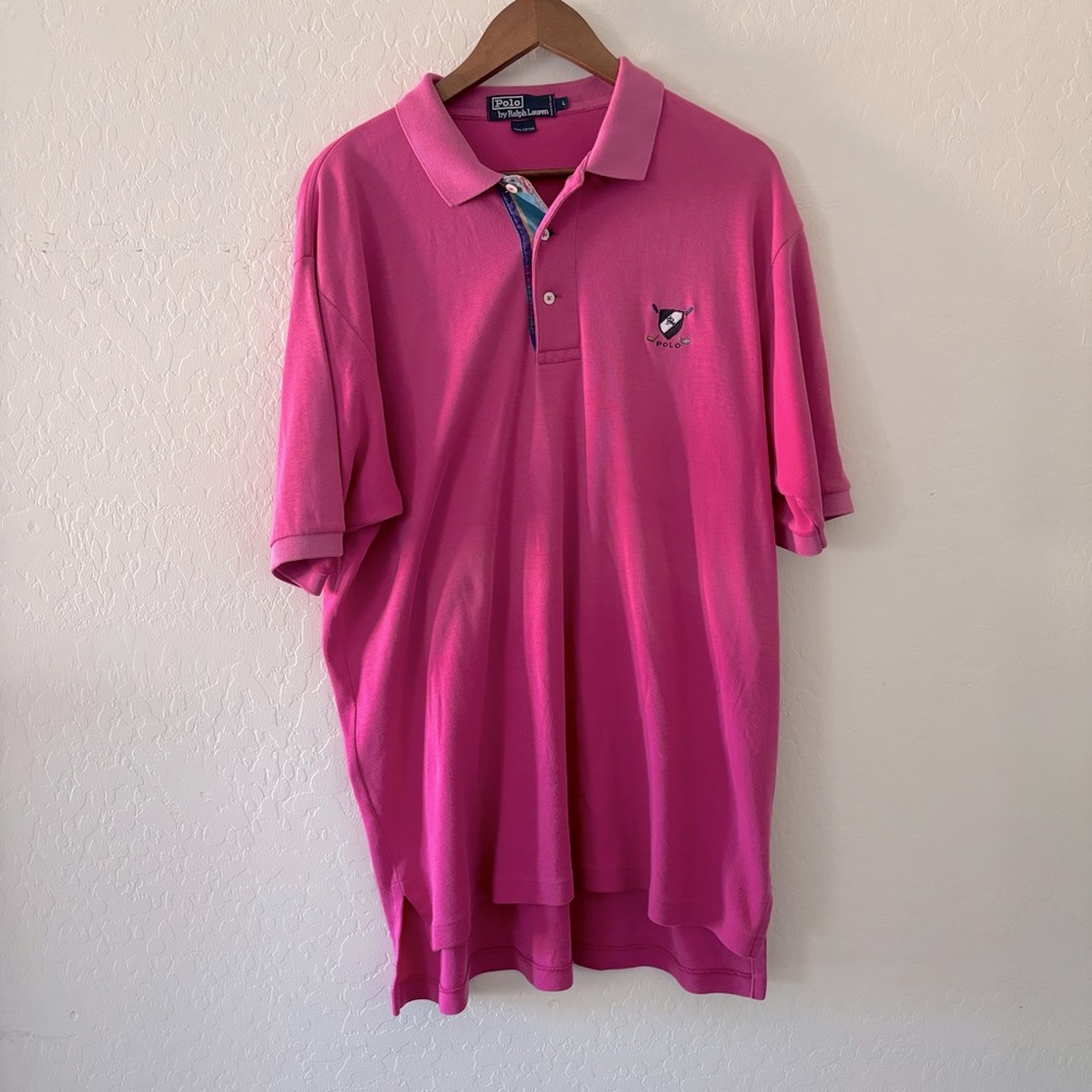 Polo by Ralph Lauren Pink Polo Shirt‎ Classic Design
